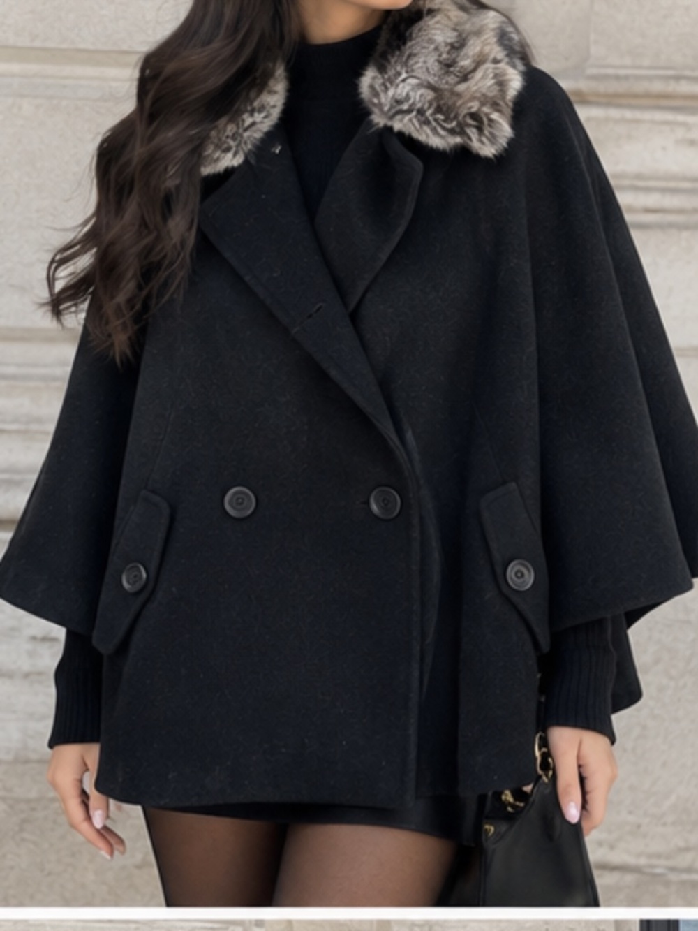 Women's cape coat